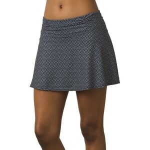 Prana Keely Skort Athletic Activewear Performance Skirt Gray Printed Size XS